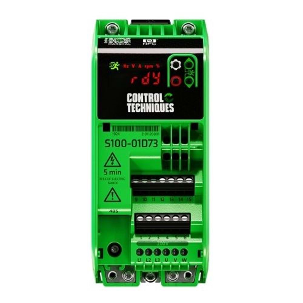 S100-01D73-0A0000 220V 1FAZ 7,5A 1,5KW C3 Control Techniques