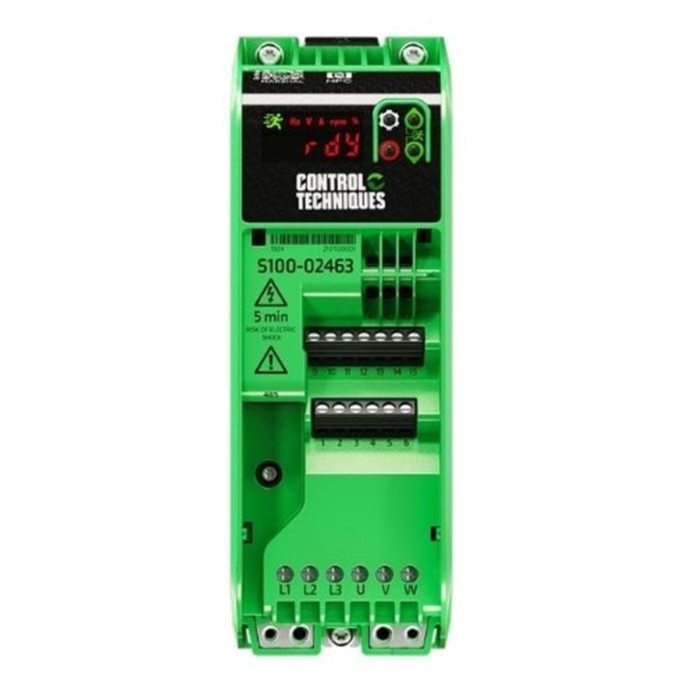 S100-02463-0A0000 380V 3FAZ 5,3A 2,2KW C3 Control Techniques