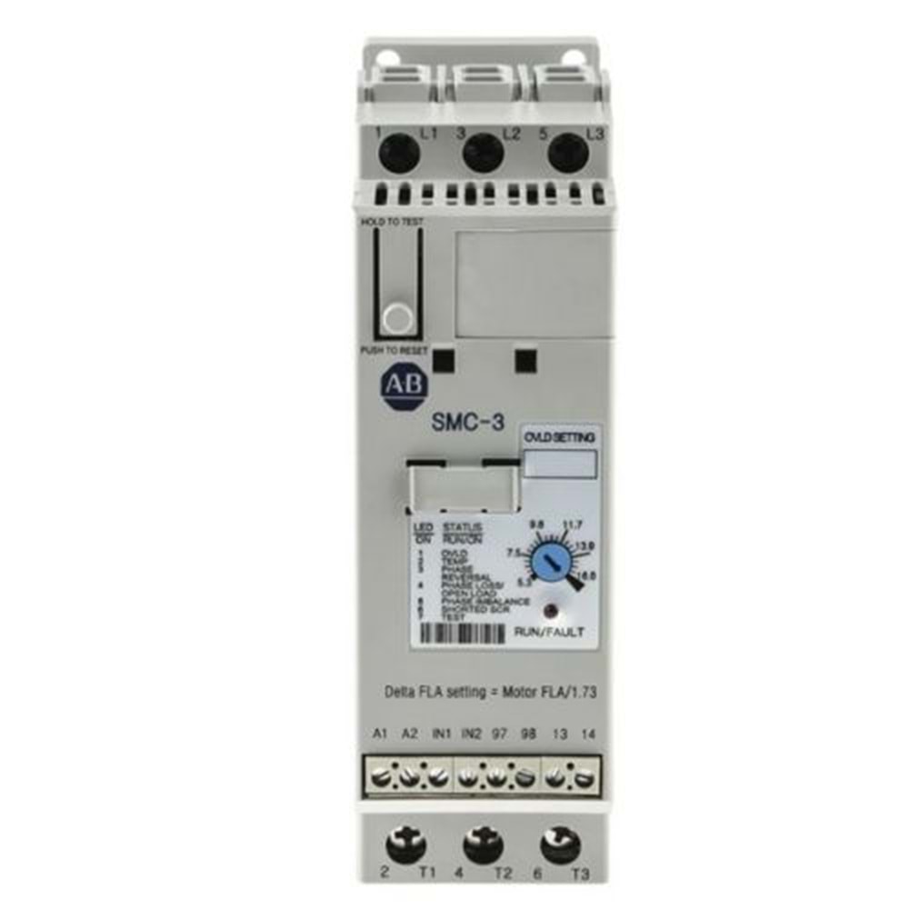 150-C19NBD SMC-3 19A 7,5kW Yumuşak Yol Verici 3 Faz Kontrol ALLEN BRADLEY